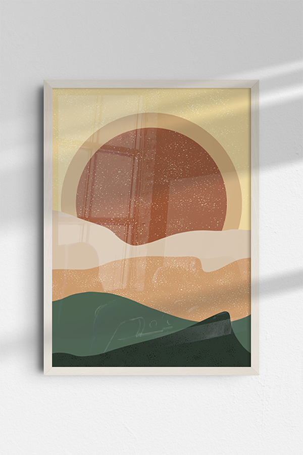 Pôr do Sol Abstrato